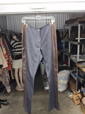 DKNY Two-Tone Brown and Blue Women's Jeans